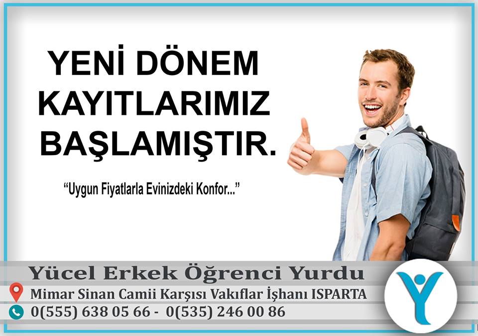 ISPARTA YÜCEL ERKEK ÖĞRENCİ YURDU